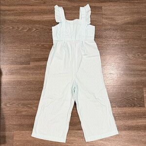 Carter's Light Blue Striped Kids Romper